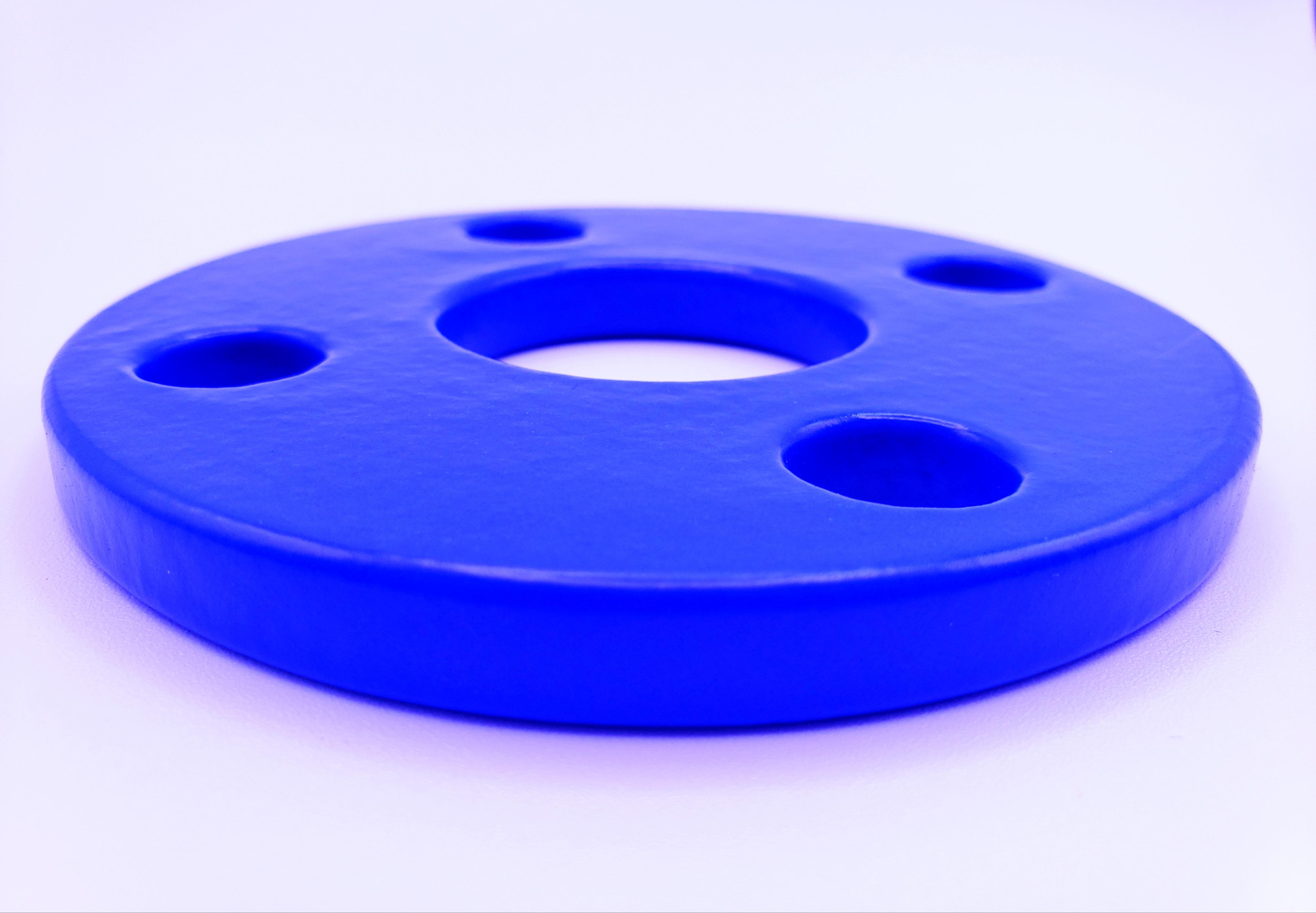 Company - Flange Ring coated with KF Polymer in Royal Blue